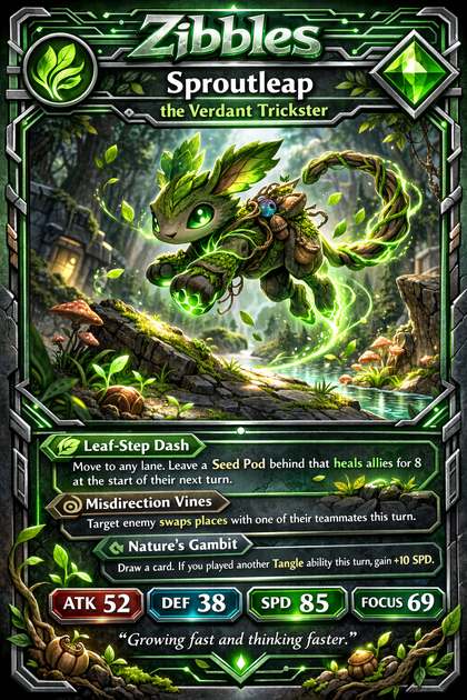 SproutLeap card