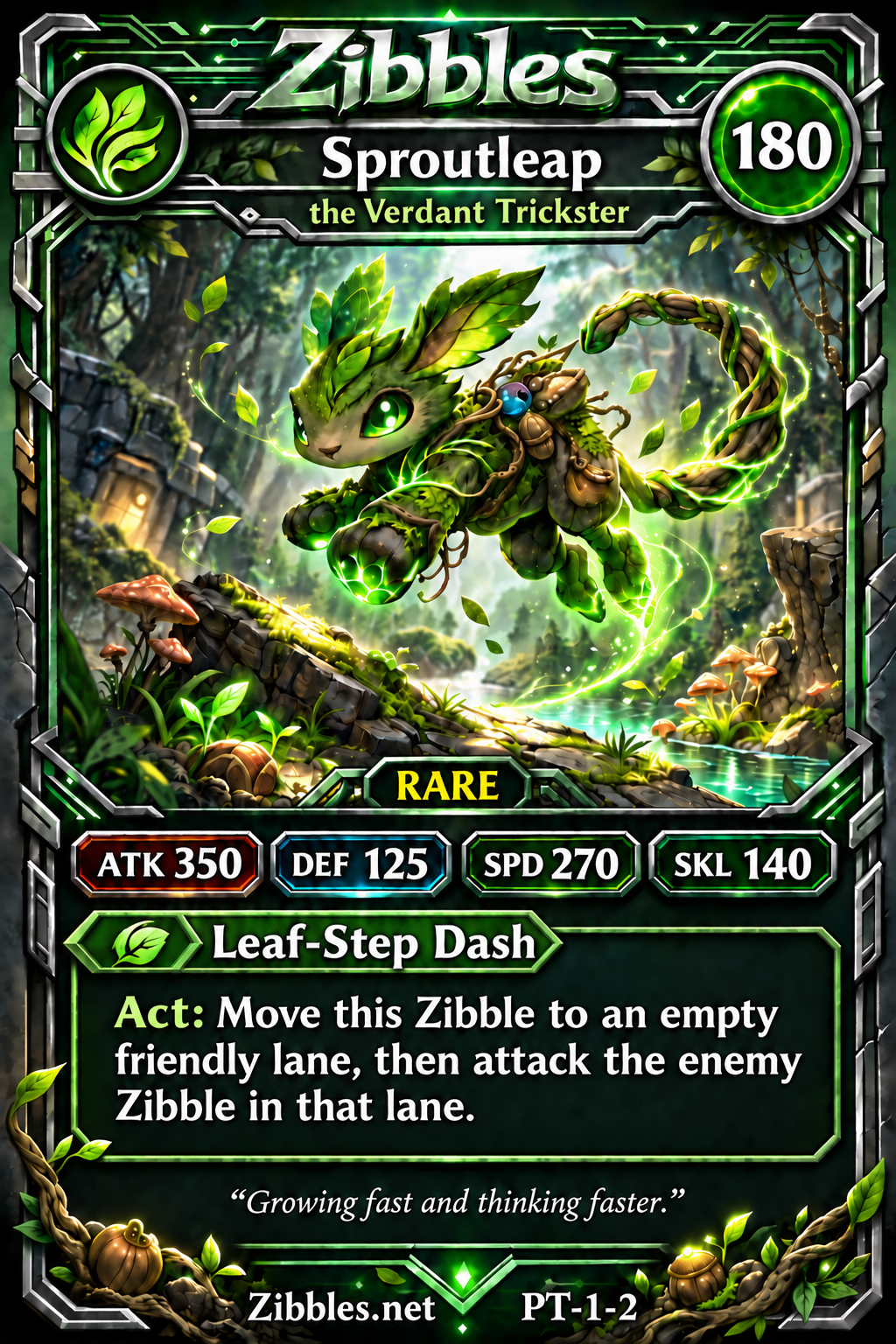 SproutLeap card